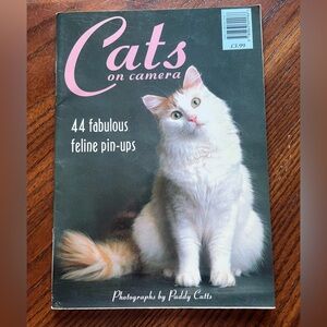 Cats on Camera | vintage Cat Book | 44 fabulous feline pin-ups